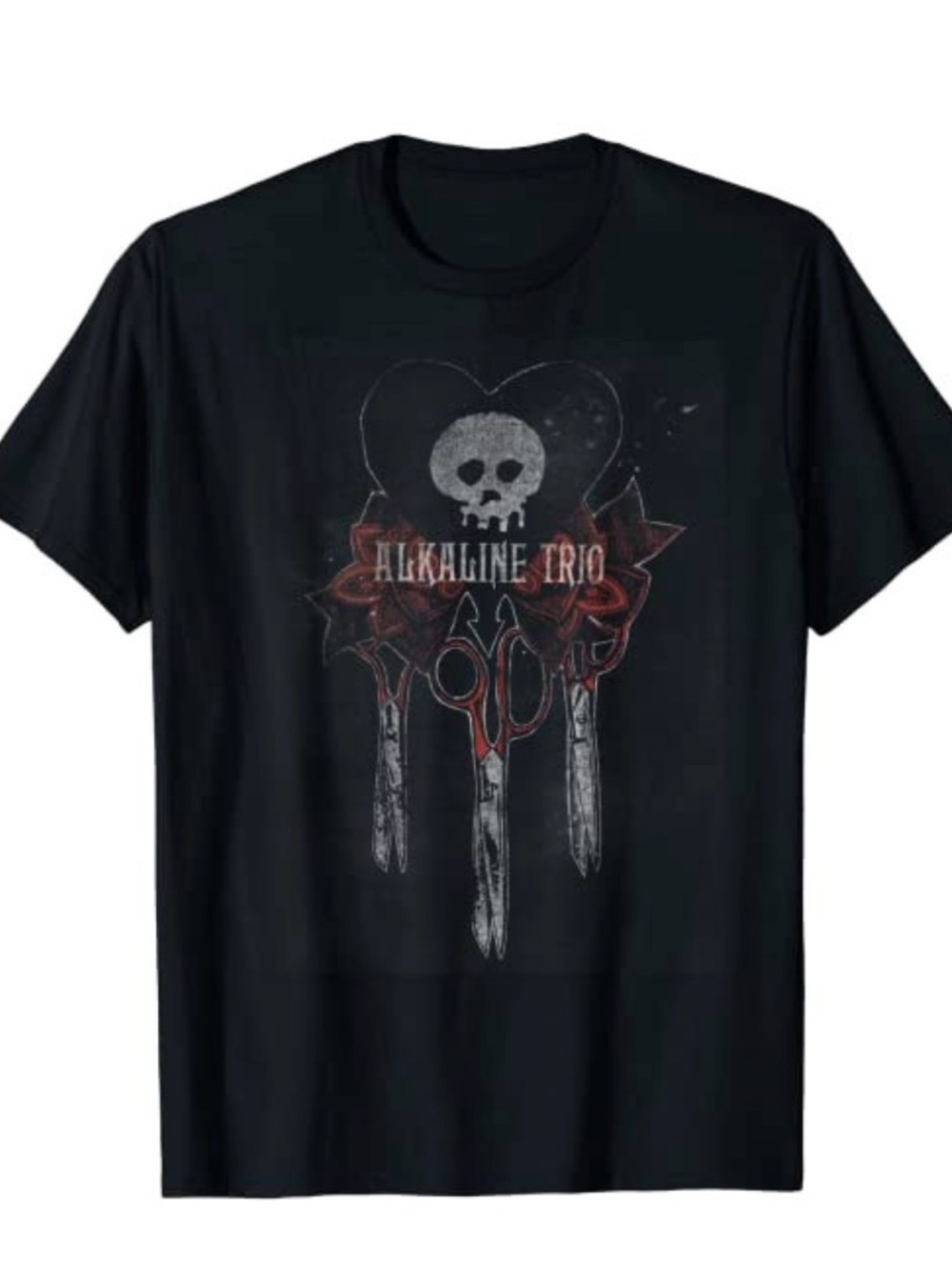 Alkaline Trio Bouquet T-Shirt Fader Size 2XL Matt Skiba Dan Adriano Chicago Punk